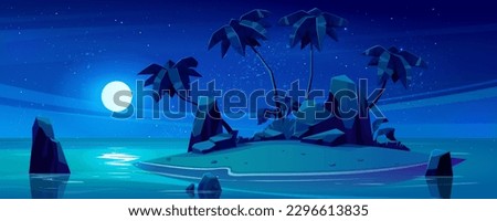 Similar – Image, Stock Photo View of an uninhabited rocky island from the ferry to Elba