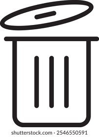 Uninstall or delete vector icon