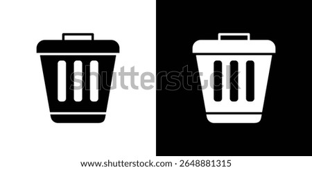 Uninstall icon of a flat style vector