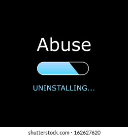 Uninstalling Abuse Illustration