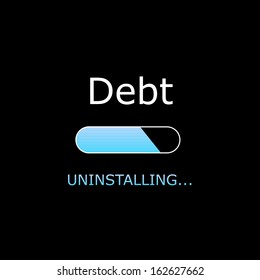 Uninstalling Debt Illustration