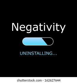 Uninstalling Negativity Illustration