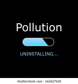 Uninstalling Pollution Illustration