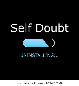 Uninstalling Self Doubt Illustration