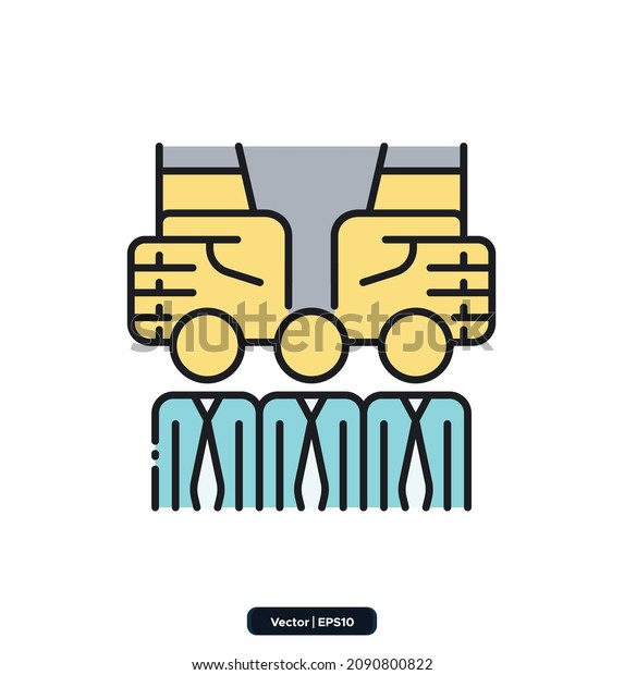 Uninsured Employer icon. Insurance\
Related Vector Icons. Contains such Icons as Car Protection, Health\
Insurance, Contract, life and property, and more.\
EPS10