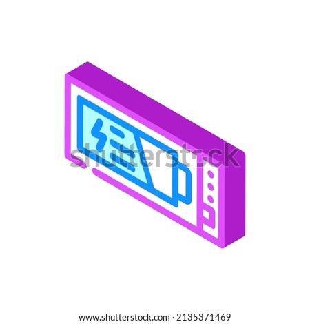 uninterruptible power supply isometric icon vector. uninterruptible power supply sign. isolated symbol illustration