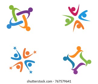Union Community people care logo and symbols template
