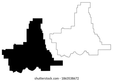 Union County, Oregon State (U.S. county, United States of America, USA, U.S., US) map vector illustration, scribble sketch Union map