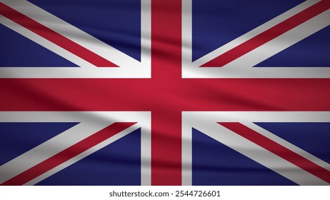 La bandera de la Unión, o bandera de Union Jack Ilustración de fondo 4K