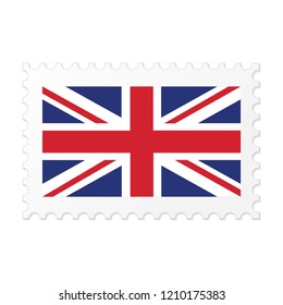 Union flag on white background vector image