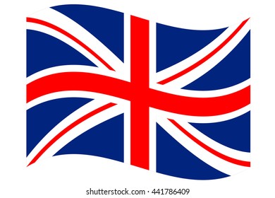 Union jack flag movement