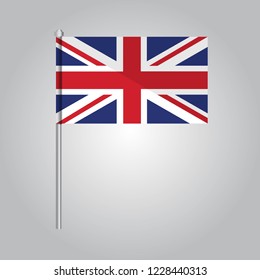 Union jack Icon vector illustration,National flag for country of Union isolated, banner vector illustration. Vector illustration eps10.