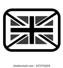 union jack vector template