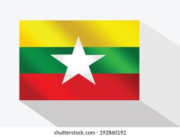Union of Myanmar or Burma flag