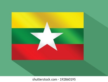 Union of Myanmar or Burma flag
