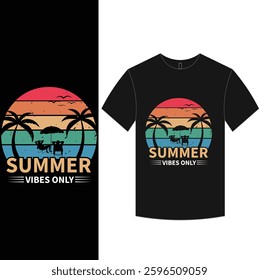 Uniqe Summer T-shirt Design Eps