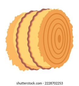 Un icono único de 2d en el heno 