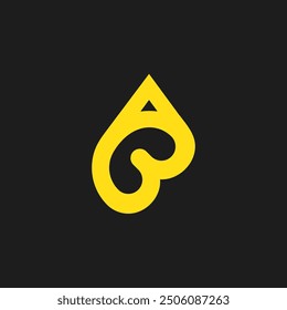 einzigartiger ABC-Buchstabe Logo Symbol Vektorkonzept Design Webvorlage