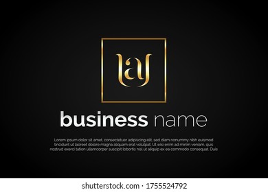 Unique Abstract au monogram for Initial Letter Logo For Your Company, Business, Association. Alphabet Logo Template Ready For Use, Modern Initial Logo