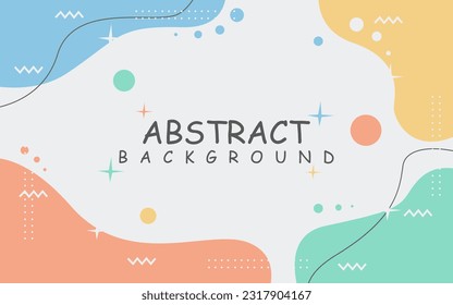 Unique Abstract Background Vector Illustration: Organic Shapes, Dotted Patterns, and Curved Line Art in Aesthetic Pastel Colors. Ideal for Wall Art, Prints, Posters, Home Decor, Covers, and Wallpaper 