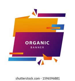 Unique abstract bright geometric cover. Design template for logo, flyer or presentation. Modern style vector illustration