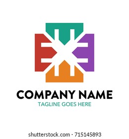 Unique Abstract Business Logo Template