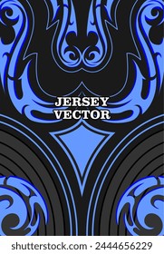 Unique abstract design for jersey background