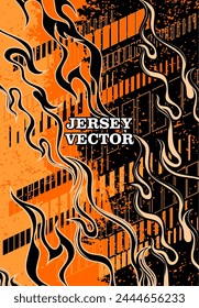 Unique abstract design for jersey background