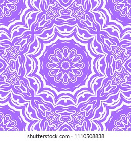 Unique, abstract floral color pattern. Seamless vector illustration. For design, wallpaper, background, ornament, bohemian print.