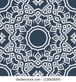 Unique, abstract floral color pattern. Seamless vector illustration. For fantastic design, wallpaper, background, fantastic print.