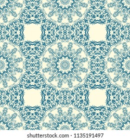 Unique, abstract floral color pattern. Seamless vector illustration. For fantastic design, wallpaper, background, fantastic print.