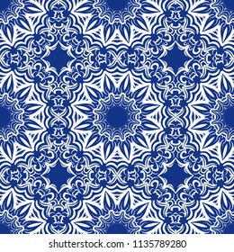 Unique, abstract floral color pattern. Seamless vector illustration. For fantastic design, wallpaper, background, fantastic print.