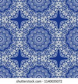 Unique, abstract floral color pattern. Seamless vector illustration. For fantastic design, wallpaper, background, fantastic print.
