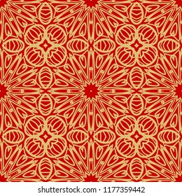 Unique, abstract floral color pattern. Seamless vector illustration. For fantastic design, wallpaper, background, fantastic print