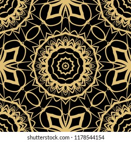 Unique, abstract floral color pattern. Seamless vector illustration. For fantastic design, wallpaper, background, fantastic print
