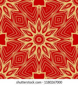 Unique, abstract floral color pattern. Seamless vector illustration. For fantastic design, wallpaper, background, fantastic print