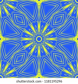 Unique, abstract floral color pattern. Seamless vector illustration. For fantastic design, wallpaper, background, fantastic print