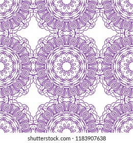 Unique, abstract floral color pattern. Seamless vector illustration. For fantastic design, wallpaper, background, fantastic print
