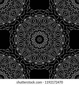 Unique, abstract floral color pattern. Seamless vector illustration. For fantastic design, wallpaper, background, fantastic print