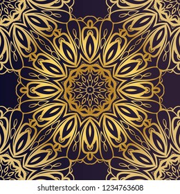 Unique, abstract floral color pattern. Seamless vector illustration. For fantastic design, wallpaper, background, fantastic print