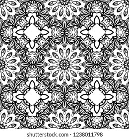 Unique, abstract floral color pattern. Seamless vector illustration. For fantastic design, wallpaper, background, fantastic print