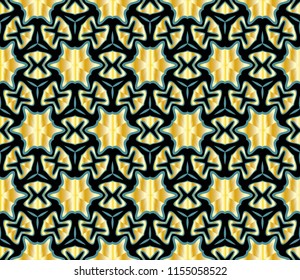 Unique, abstract floral pattern. Seamless vector illustration. For design, wallpaper, background
