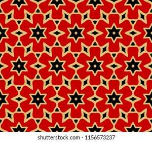 Unique, abstract floral pattern. Seamless vector illustration. For design, wallpaper, background