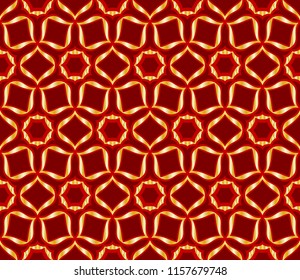 Unique, abstract floral pattern. Seamless vector illustration. For design, wallpaper, background