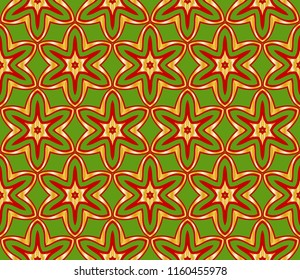 Unique, abstract floral pattern. Seamless vector illustration. For design, wallpaper, background