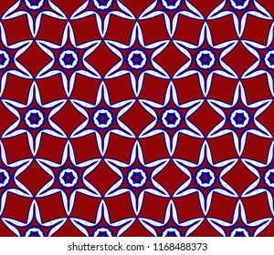 Unique, abstract floral pattern. Seamless vector illustration. For design, wallpaper, background
