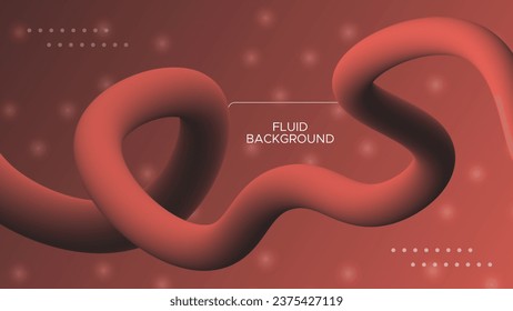Unique Abstract Fluid Background Design Template
