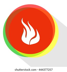 unique abstract forms. Internet template. Vector icon.