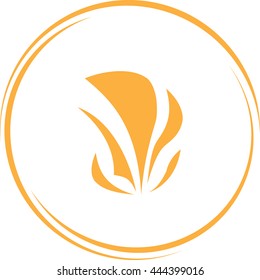 unique abstract forms. Internet template. Vector icon.