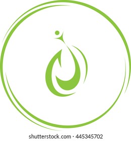 unique abstract forms. Internet template. Vector icon.